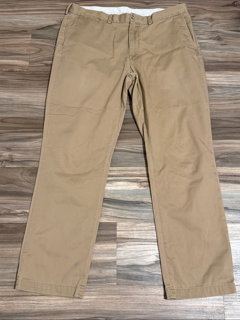 Polo Ralph Lauren Pants 38x32 Khaki Tan Classic Fit Mens Chino Casual Preppy